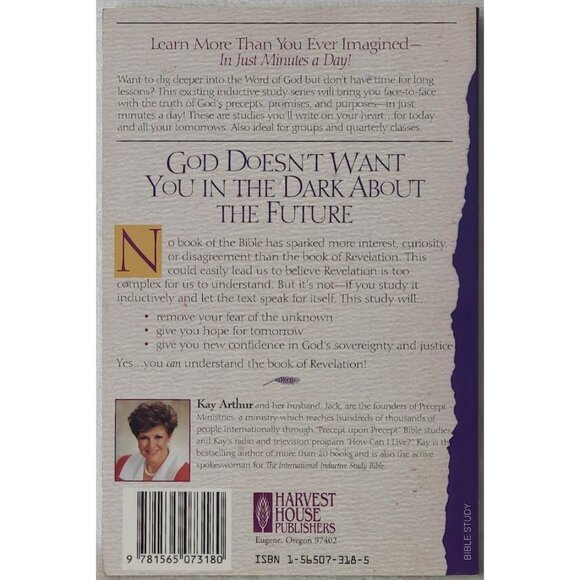 Behold Jesus Is Coming! Revelation Kay Arthur Inductive Study Series PB 1995 - Picture 2 of 11